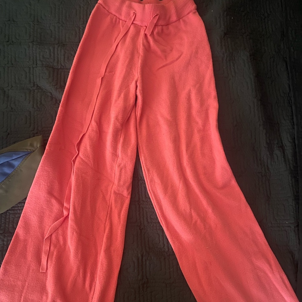 Knit sweat pants